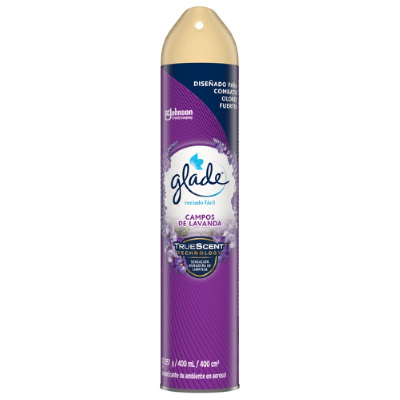 GLADE - Glade Ambientador Aerosol Campos De Lavanda 400ml