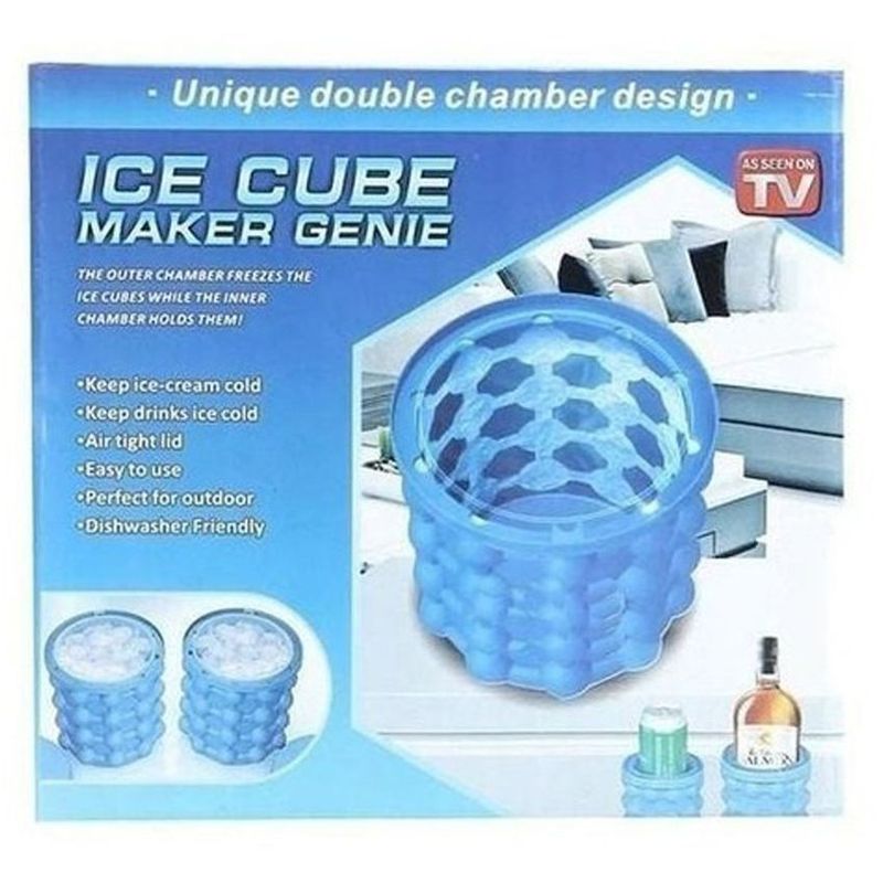 GENERICO - Ice cube maker genie fabricante de cubos hielo mini nevera
