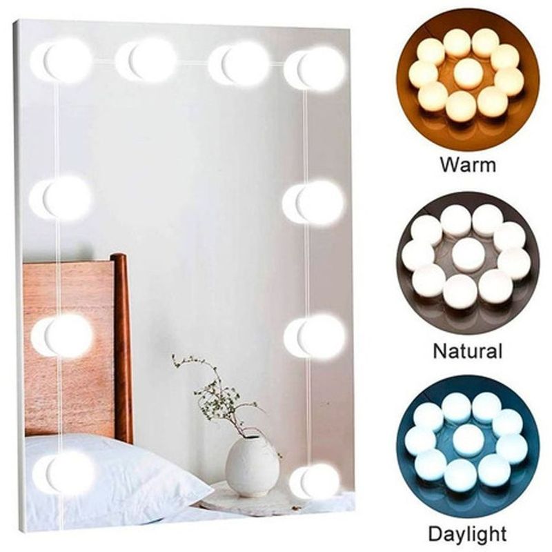 GENERICO - Kit luces de espejo led tocador hollywood vanity mirror