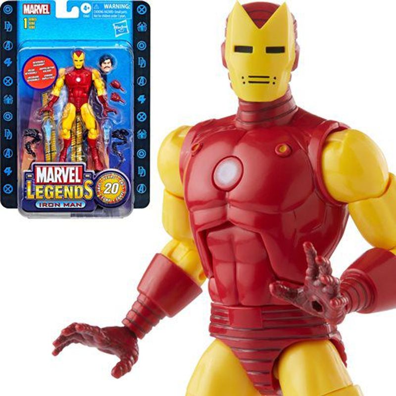 MARVEL - Iron Man Stark Figura Avenge Aniversary Marvel Legends 17 Cm