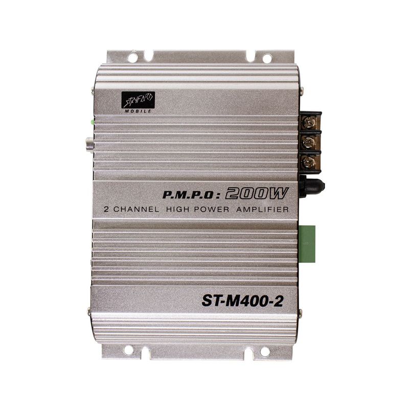 STANFORD - Amplificador de Potencia Carro STANFORD 200 Watts ST-M400-2