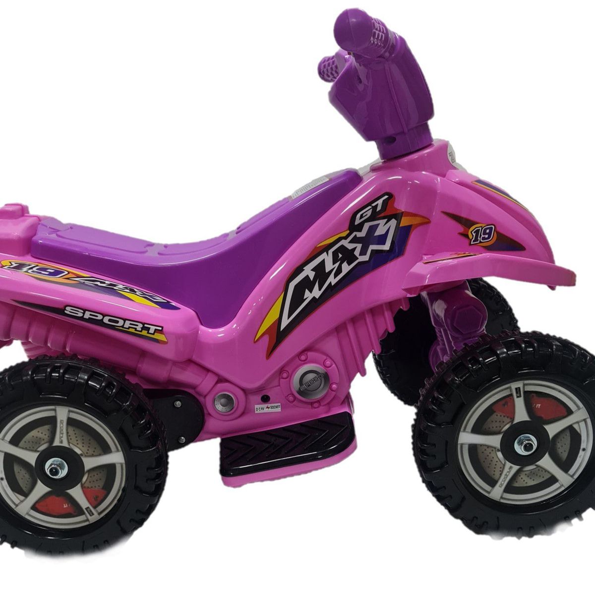 GENERICO - Cuatri-Moto Batería Eléctrica Bebes Niños 1-4 años GT ROSADA