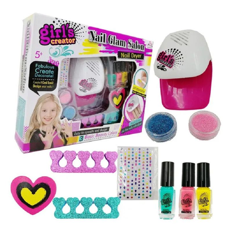 GENERICO - Juguete Kit  Set Uñas Niñas Accesorios  Manicure Esmaltes