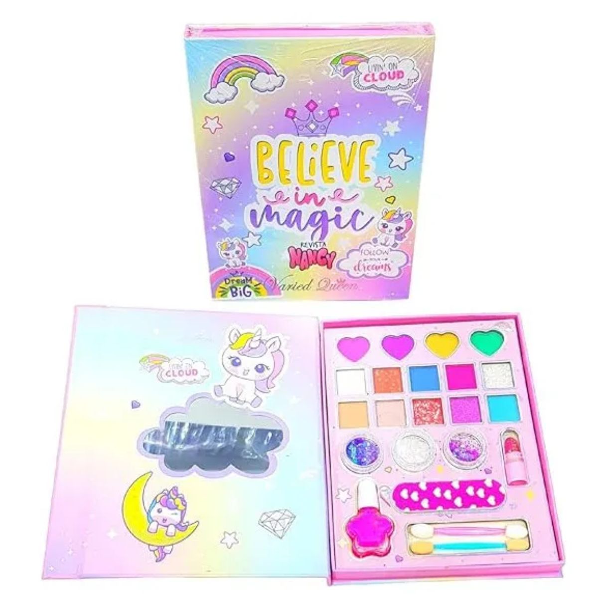 GENERICO - Juguete Set Belleza Kit Maquillaje Paleta Sombras Niñas