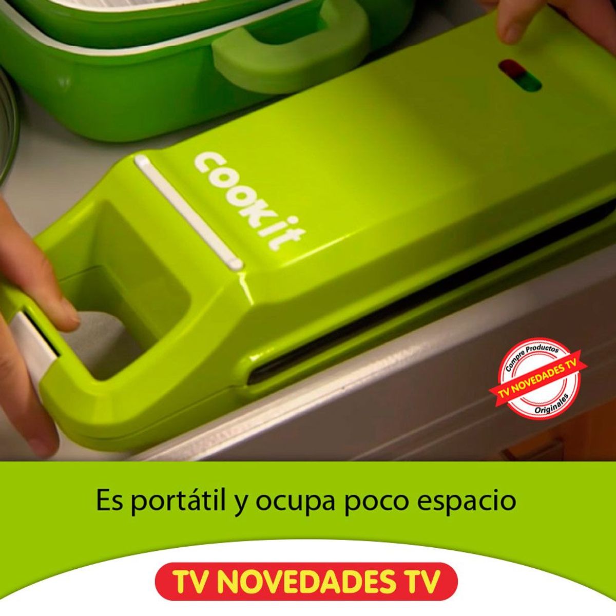 COOK IT - Plancha De Cocina Eléctrica Cook It Verde