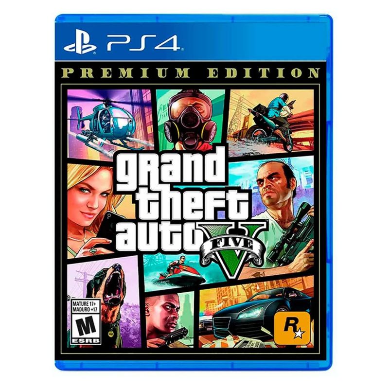 PLAYSTATION - Grand Thef Auto V Premium Edition Ps4 Fisico Nuevo