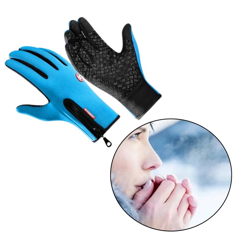 GENERICO - Guantes Térmicos Invierno Impermeables Táctil Celu Moto M