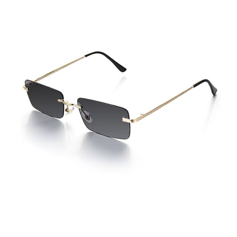 GENERICO - Gafas De Sol Rectangulares Pequeñas Modernas Fashion Outfit