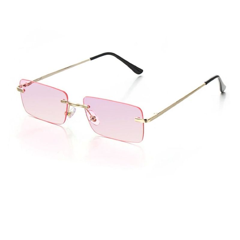 GENERICO - Gafas De Sol Rectangulares Pequeñas Modernas Fashion Outfit