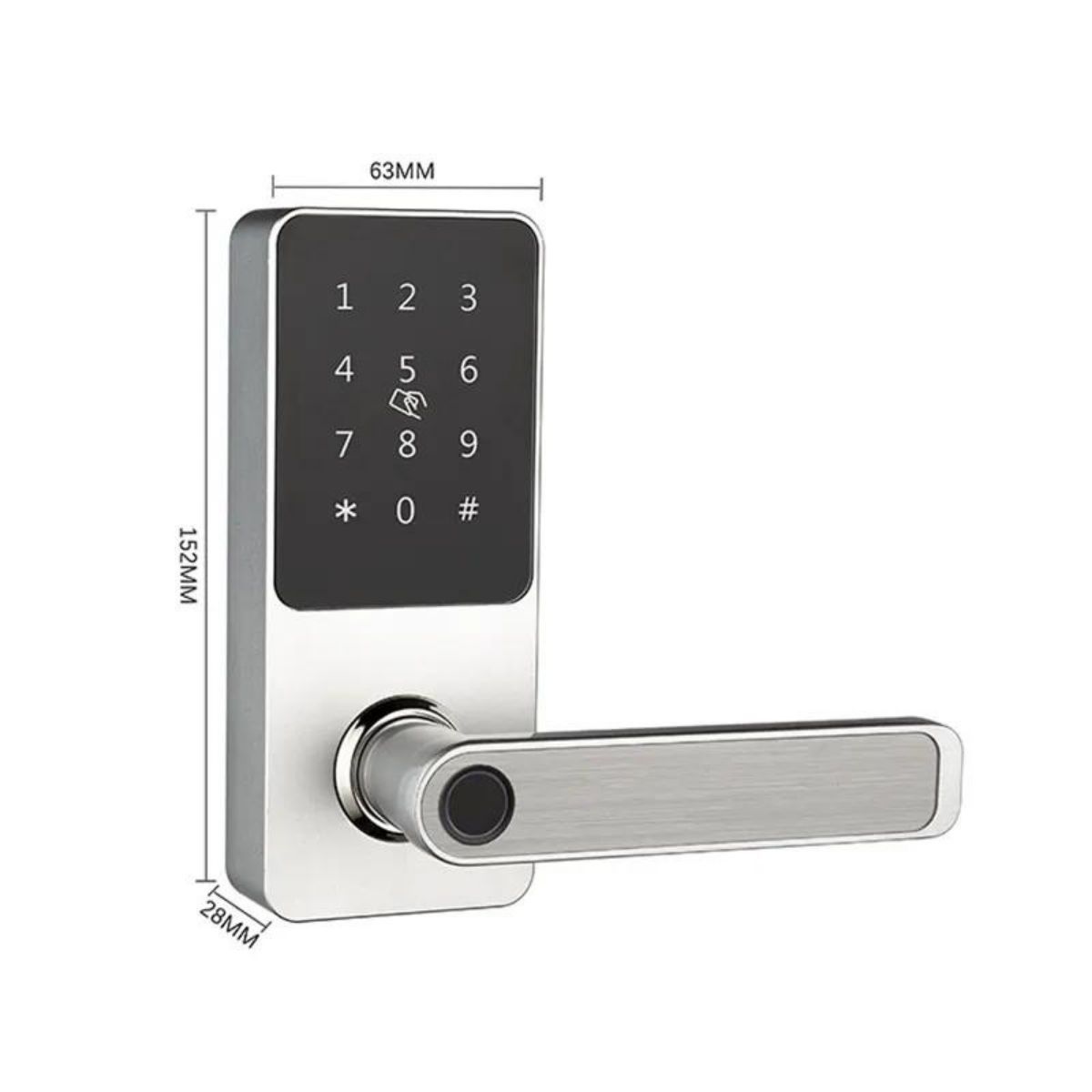 GENERICO - Cerradura chapa electronica inteligente bluetooth Besmart DL200