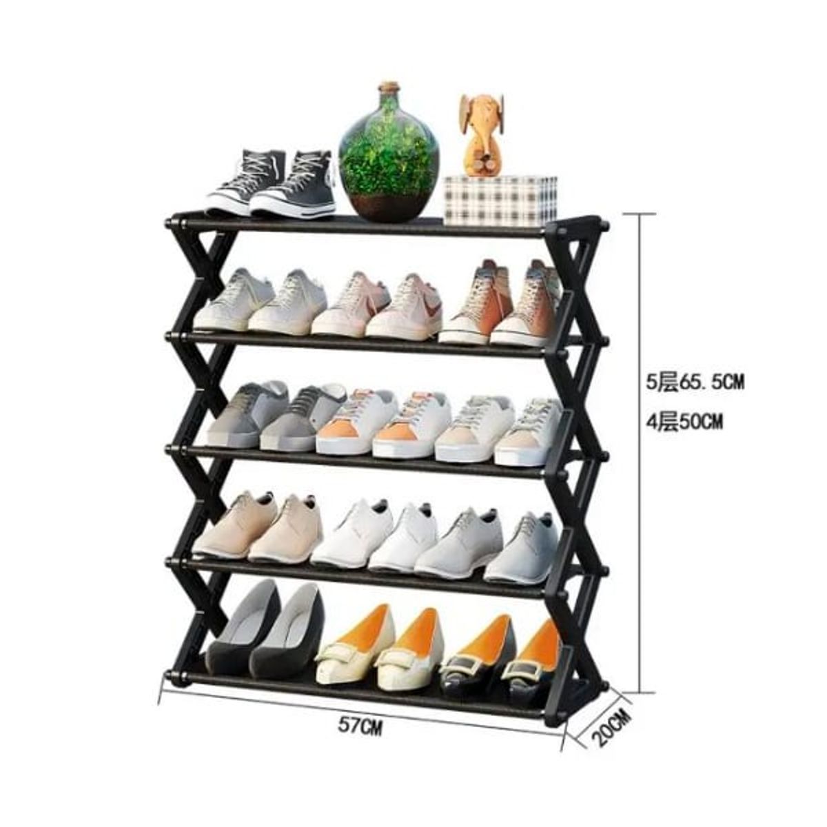 GENERICO - Zapatero cinco niveles en X yh- 6615-5