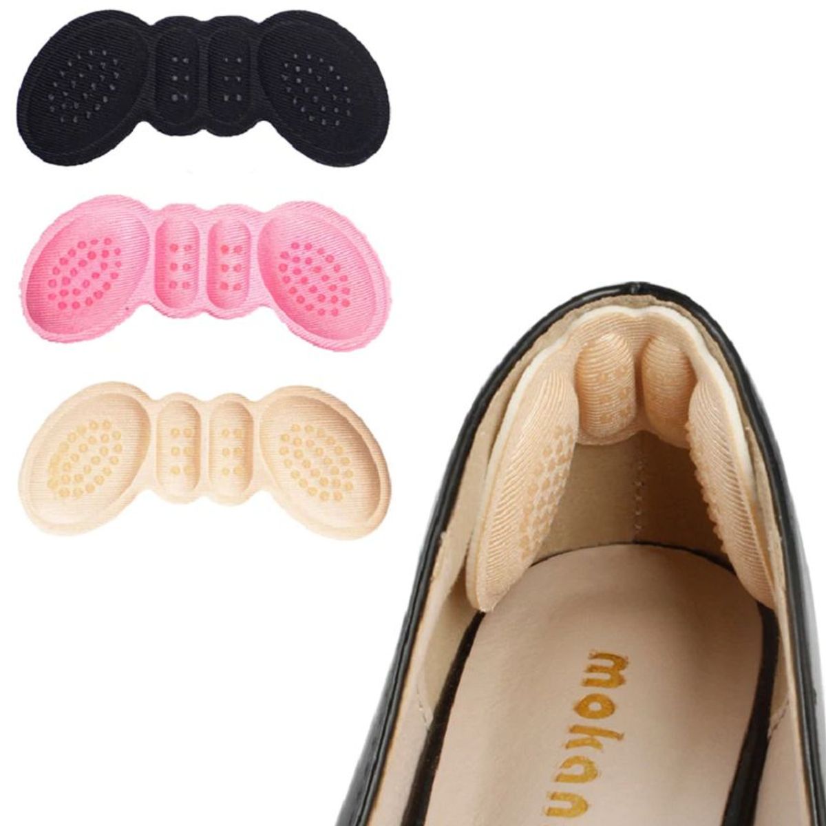 GENERICO - Almohadillas Talón Tacón Zapato Mujer Hombre Algodón