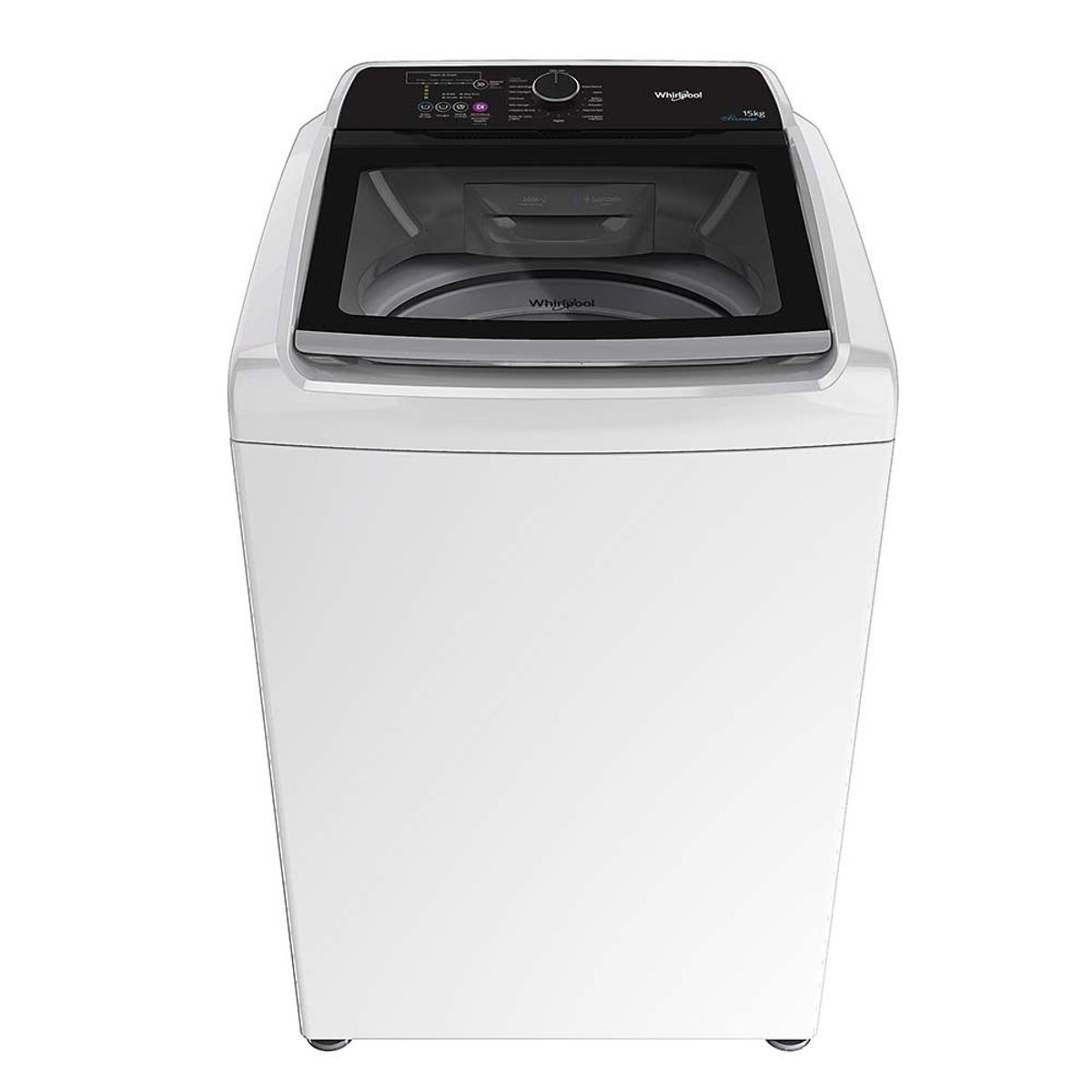 WHIRLPOOL - Lavadora whirlpool superior intelicarga intelidrive 15kg blanco