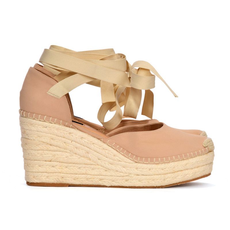 SABATES - Sandalias Plataformas Espadrilles Sábates Cami Beige Bajos