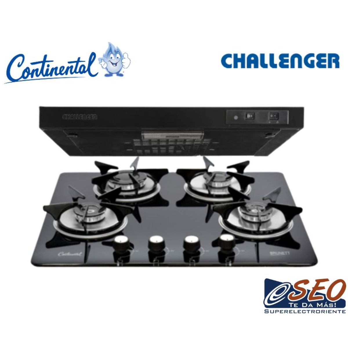 CONTINENTAL - Combo de Estufa y Campana