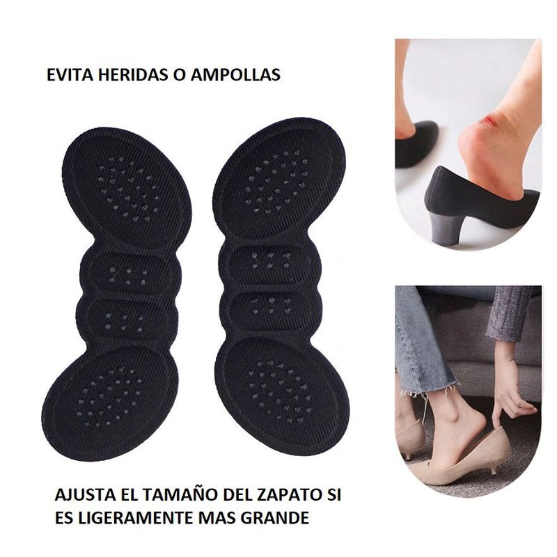GENERICO - Almohadillas Talón Tacón Zapato Mujer Hombre Algodón