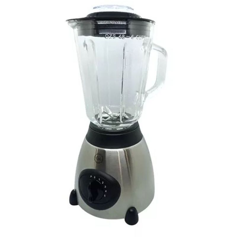GENERICO - Licuadora col home 600w acero inox vaso vidrio 1,5 lts