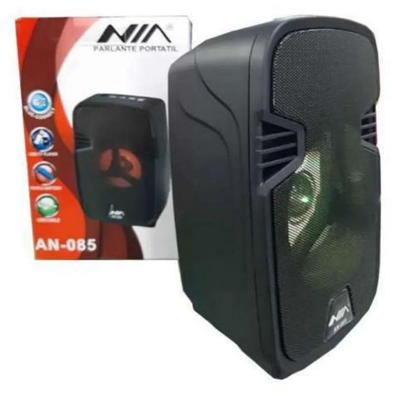 NIA - Mini cabina de sonido parlante bluetooth recargable+obsequio.