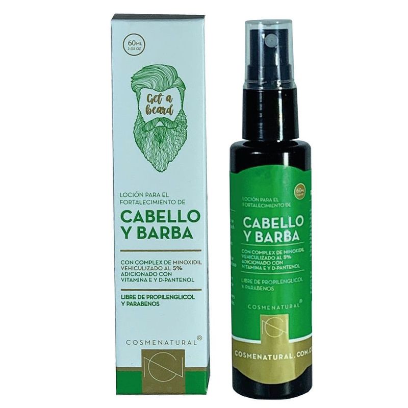 GENERICO - Locion Capilar Cosmenatural Cabello Barba X 60ml