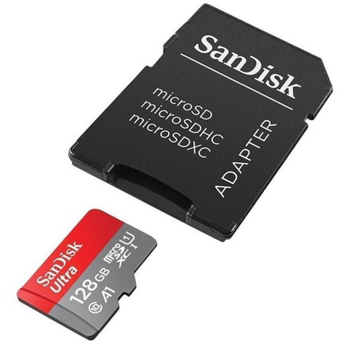 SANDISK - Tarjeta de memoria sandisk 128g- ultraa + adaptador sd128gb
