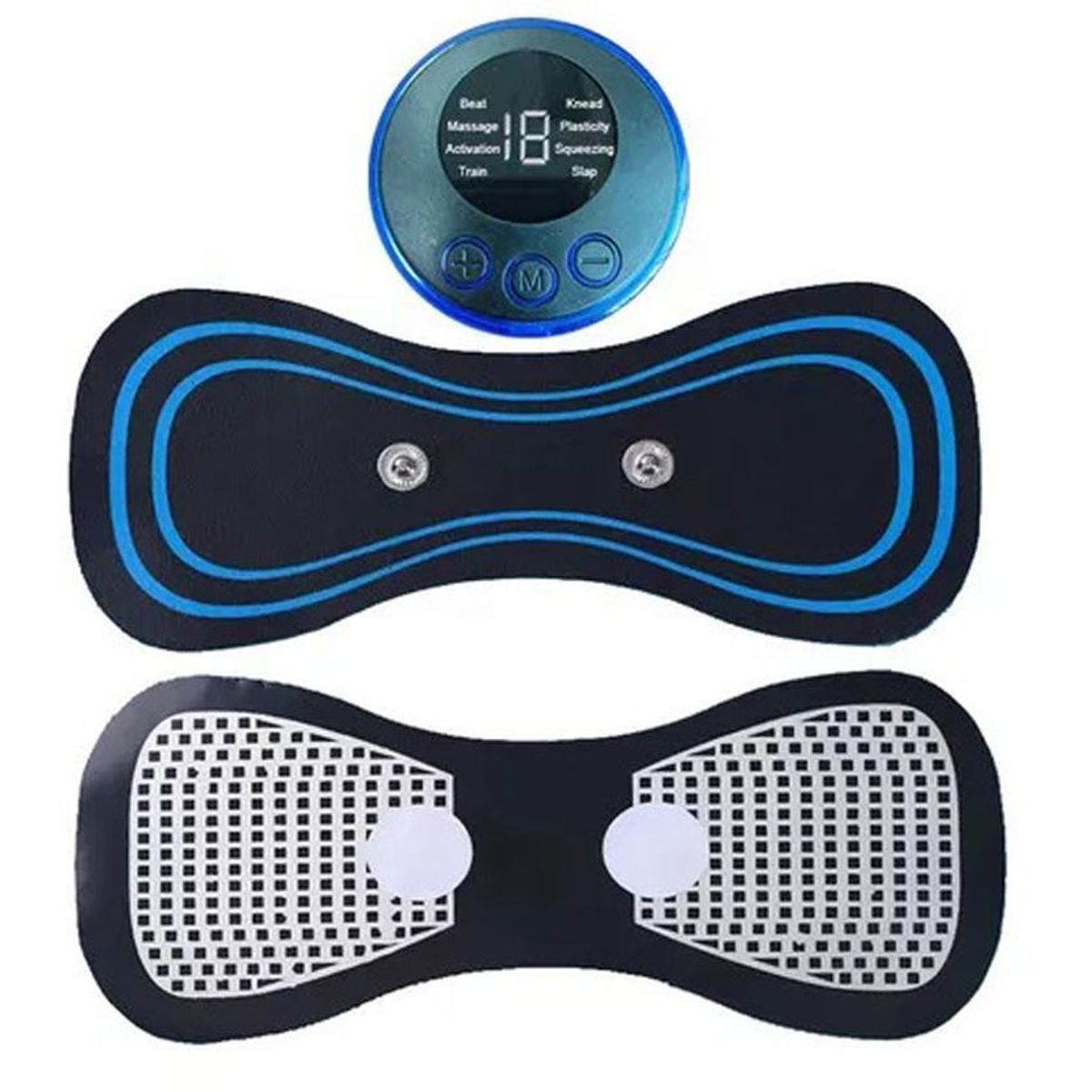 GENERICO - Mini parche masajeador electrico corporal portátil