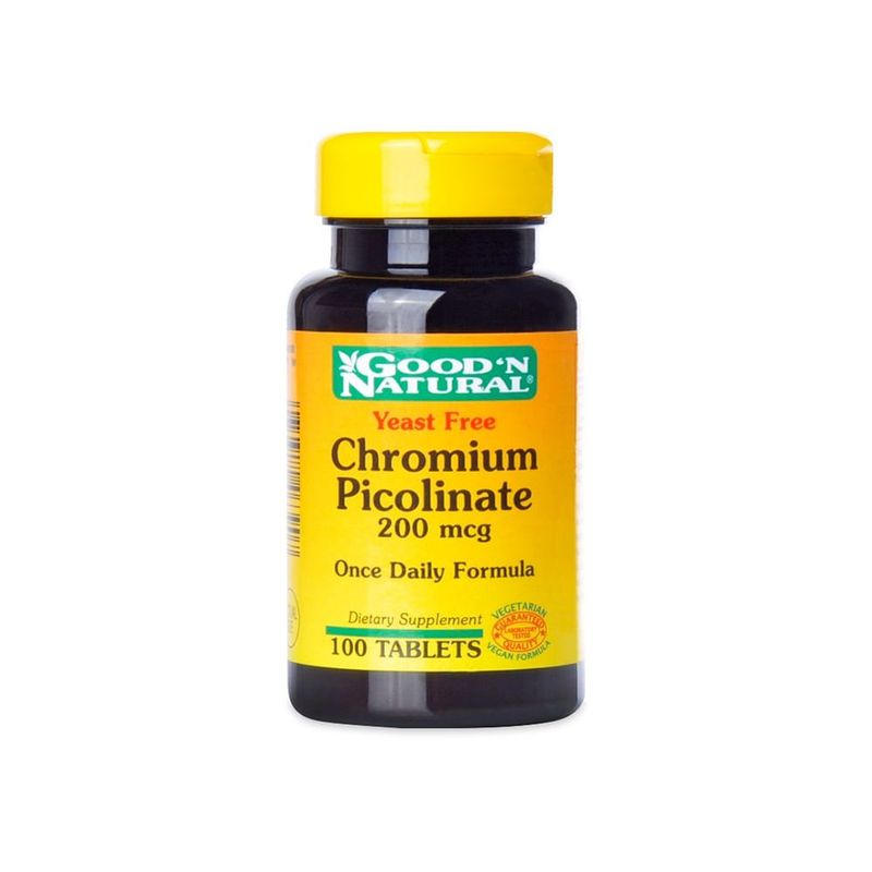 GOOD NATURAL - Chromium Picolinate 200Mcg Good Natural X 100 Tabletas