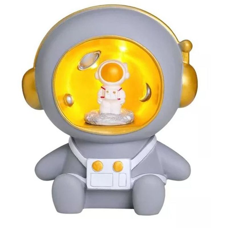 GENERICO - Estilo moderno luz de noche hucha spaceman craft estatua