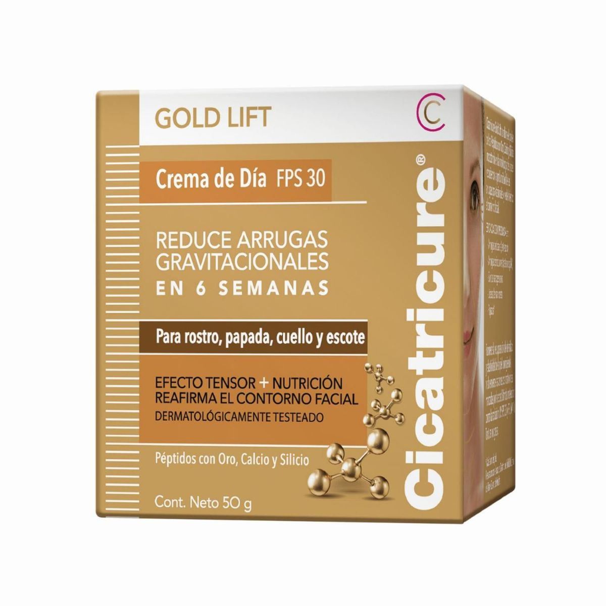 CICATRICURE - Cicatricure Crema Facial Antiarrugas Antiedad Gold Dia 50 G