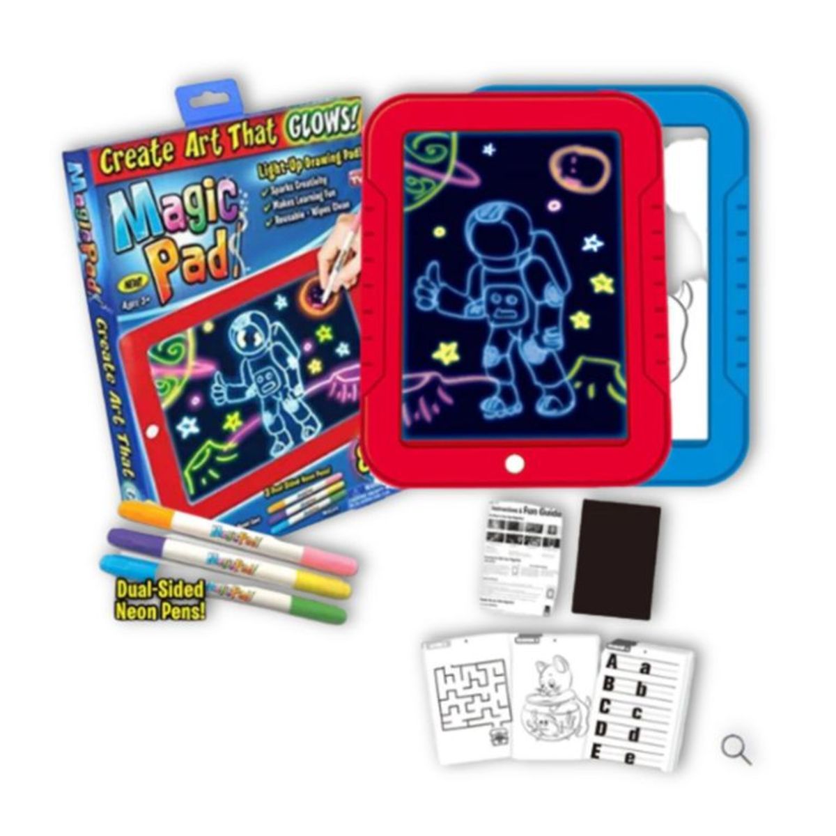 SWISSHOME DR HOFFMAN - TABLERO MAGICO NEON CON ACCESORIOS