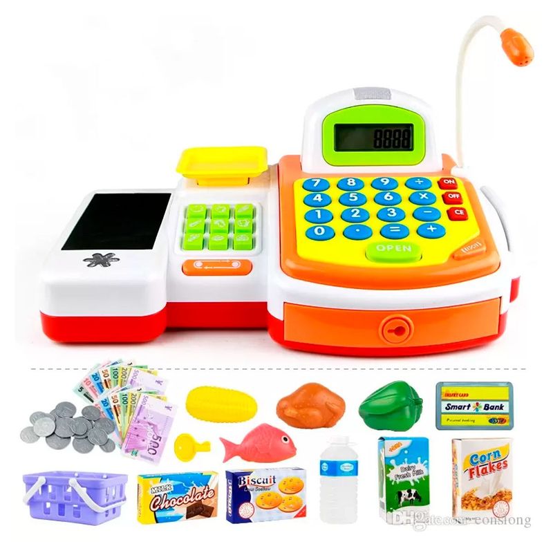 GENERICO - Caja Registradora Calculadora Juguete NIÑO  Accesorios Sonido