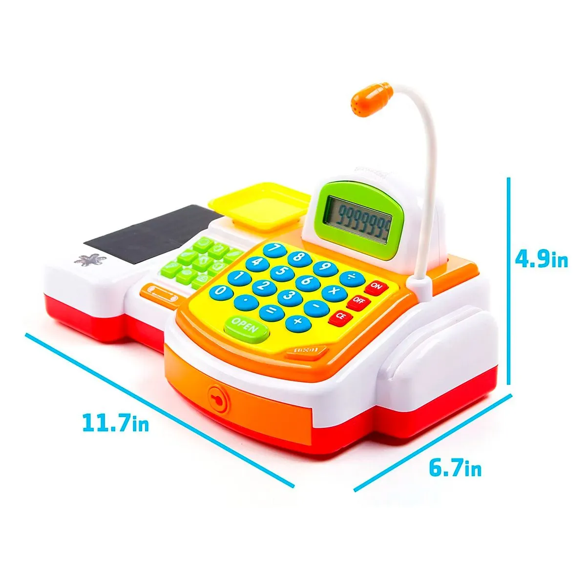 GENERICO - Caja Registradora Calculadora Juguete NIÑO  Accesorios Sonido