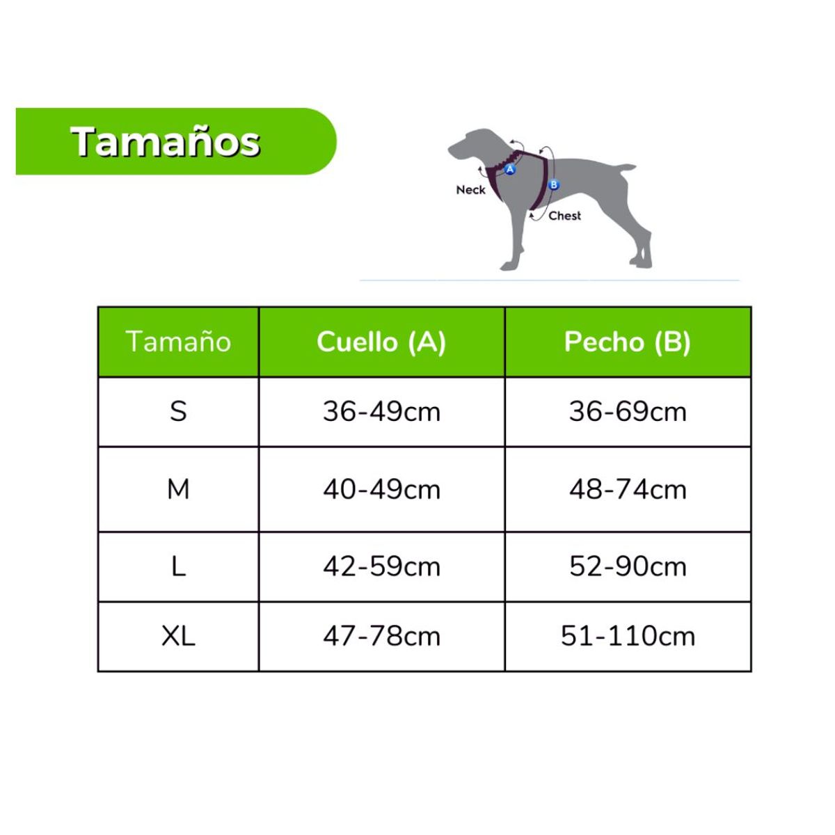 AFM - Pechera Para Perros Con Absorción De Impactos Talla XL