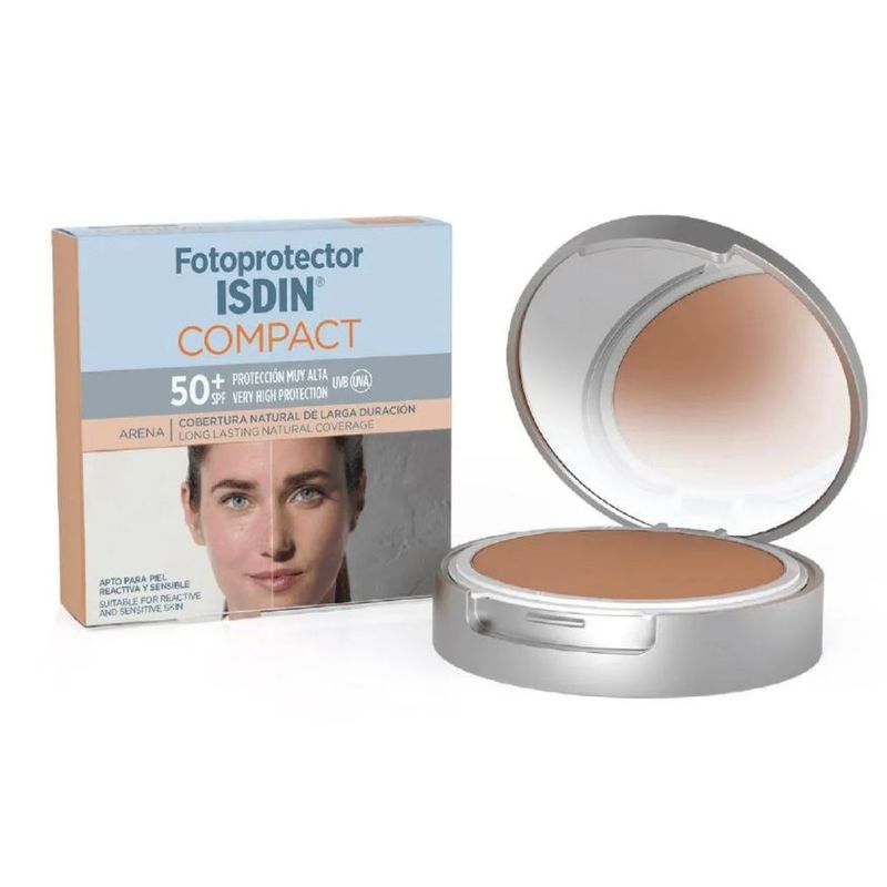 ISDIN - Fotoprotector Compact SPF 50+ Tono Arena x 10g - Isdin
