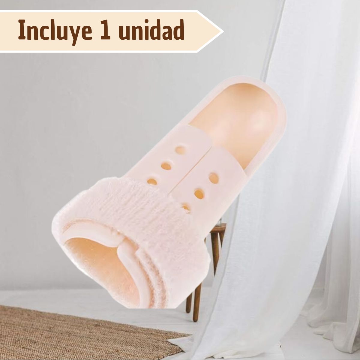 GENERICO - Férula Dedos Ajustable Mano Artritis Endereza Inmoviliza Medio