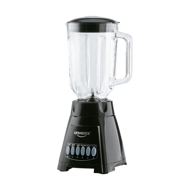 UNIVERSAL - Licuadora Universal Aliada Vaso Vidrio L50017 Negra