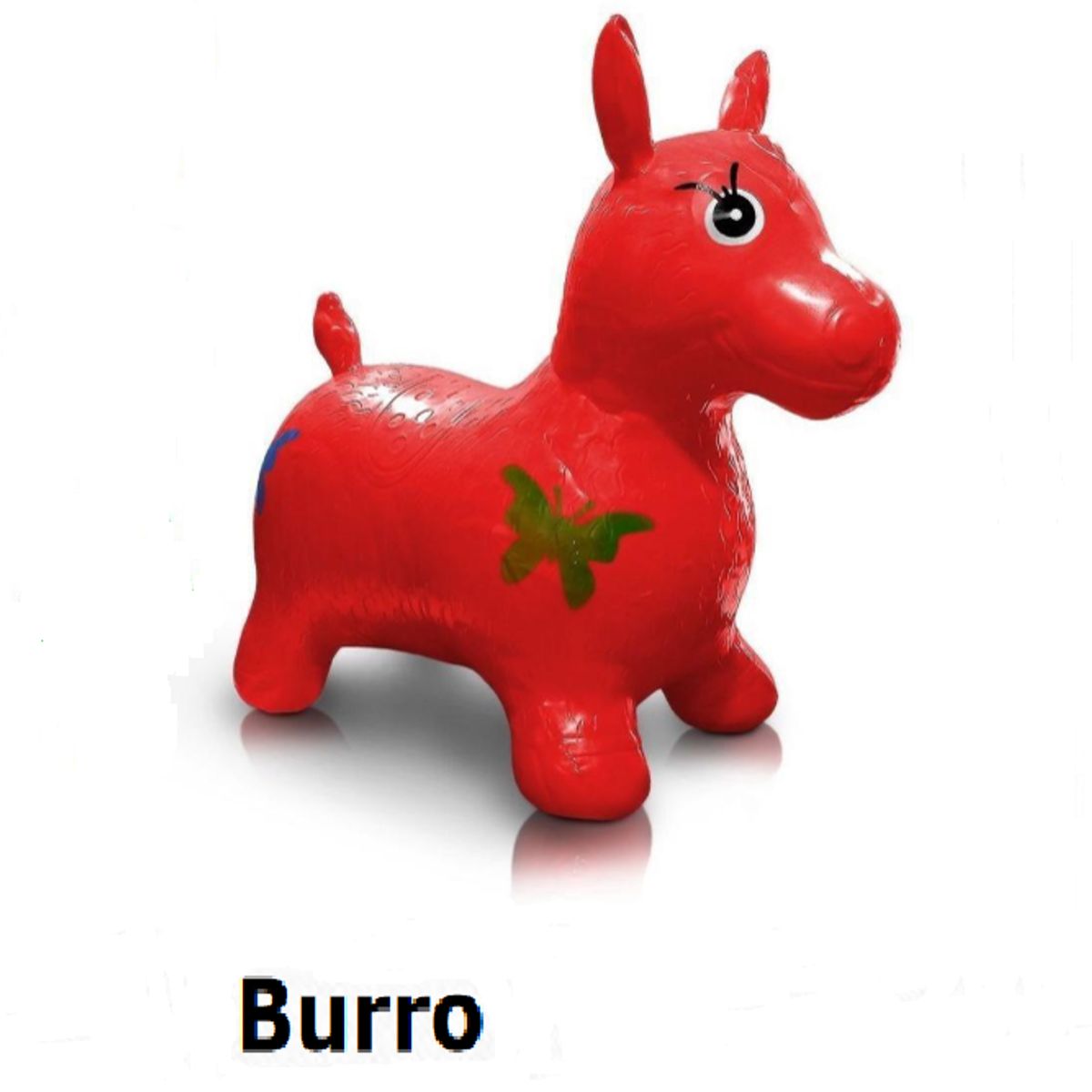 SWISSHOME DR HOFFMAN - BURRO INFLABLE SALTARIN PARA NIÑOS +3 AÑOS