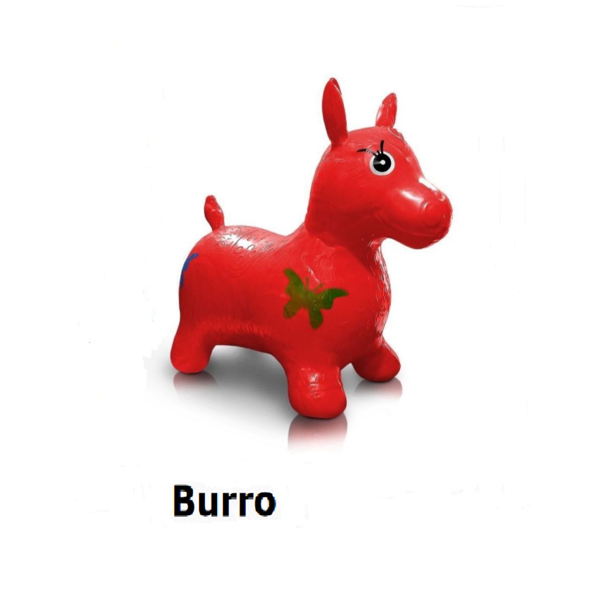 SWISSHOME DR HOFFMAN - BURRO INFLABLE SALTARIN PARA NIÑOS +3 AÑOS