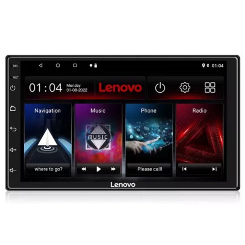 LENOVO - Radio Carro Android Carplay Pantalla WiFi GPS QuadCore Lenovo D1 7Pulg