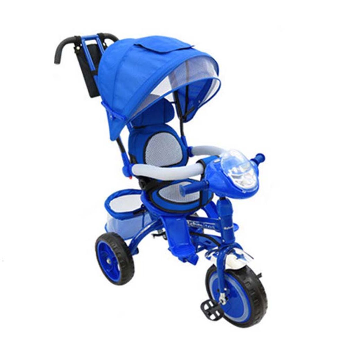 GENERICO - TRICICLO PARA NIÑOS CON PUERTO USB BLUETOOTH MUSICA Y LUCES