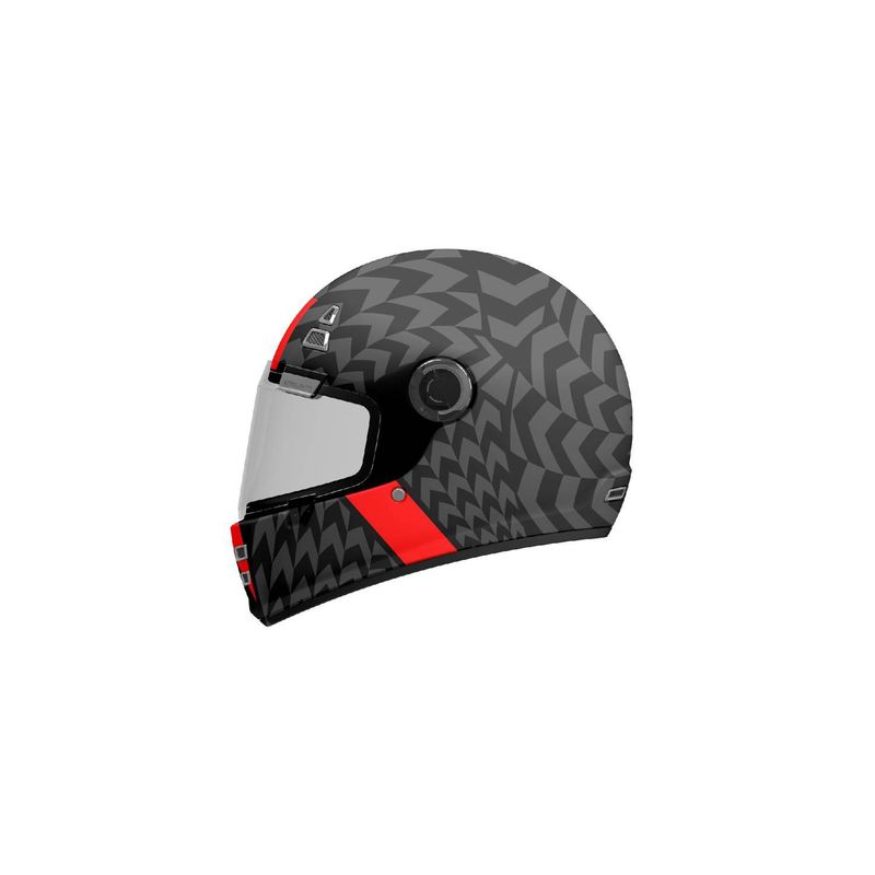 MT HELMETS - CASCO MT JARAMA CERTIFICADO ECE2206  PSYCHO NEGRO MATE TLL L
