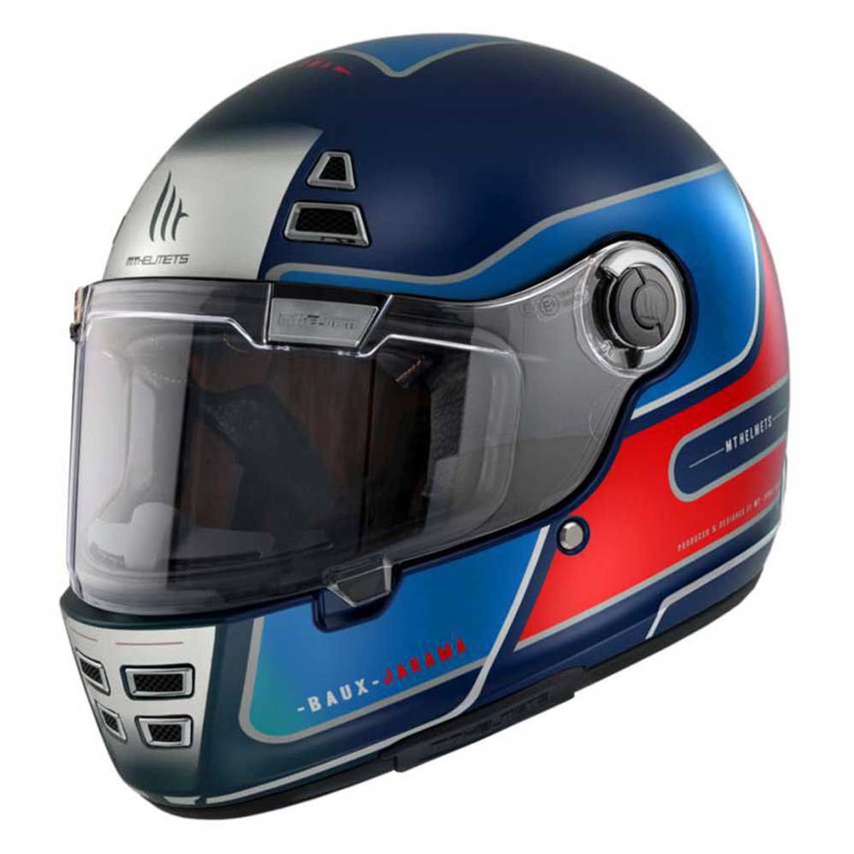 MT HELMETS - CASCO MT JARAMA CERTIFICADO ECE2206 BAUX AZUL MATE TALLA L
