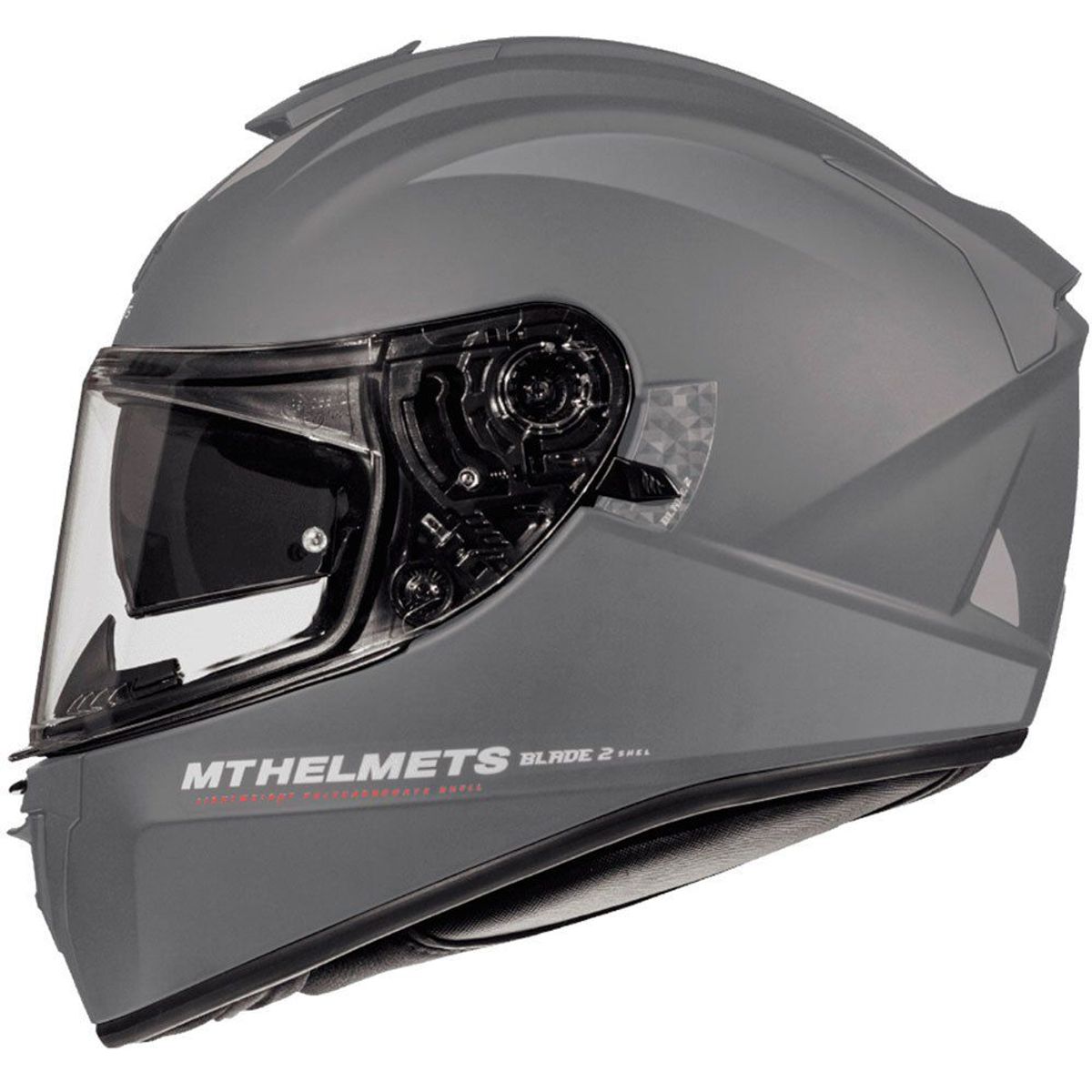 MT HELMETS - CASCO MOTO MT BLADE 2 CERTIFICADO TITANIO BRILLO TALLA XL