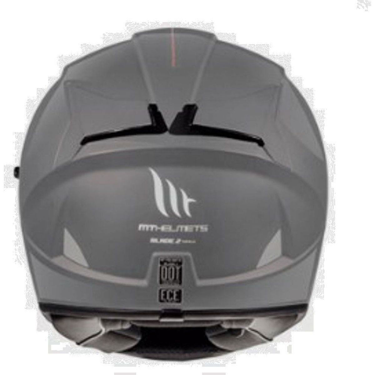 MT HELMETS - CASCO MOTO MT BLADE 2 CERTIFICADO TITANIO BRILLO TALLA XL