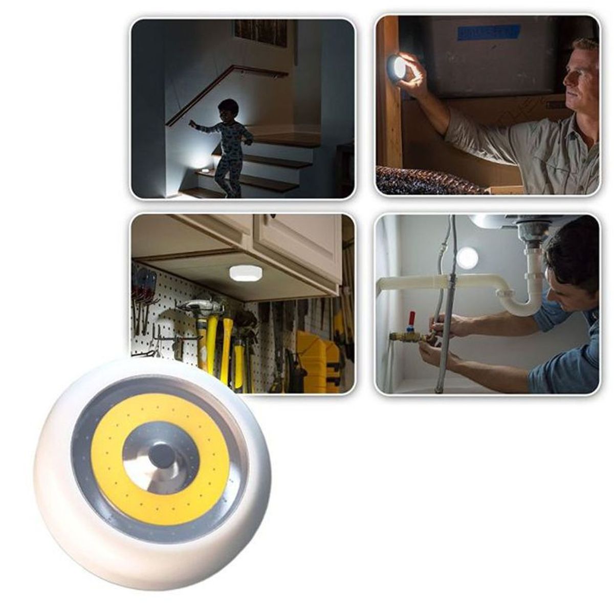 NOVA - Lampara portátil de armario closet o escaleras atomic beam