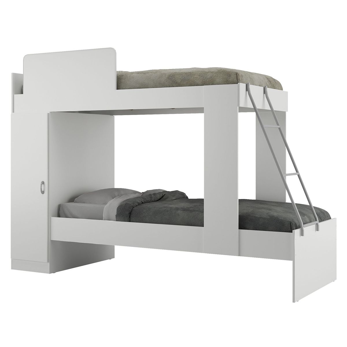 AKIVOY - Camarote Litera Tokio  1 Puerta Color Blanco.