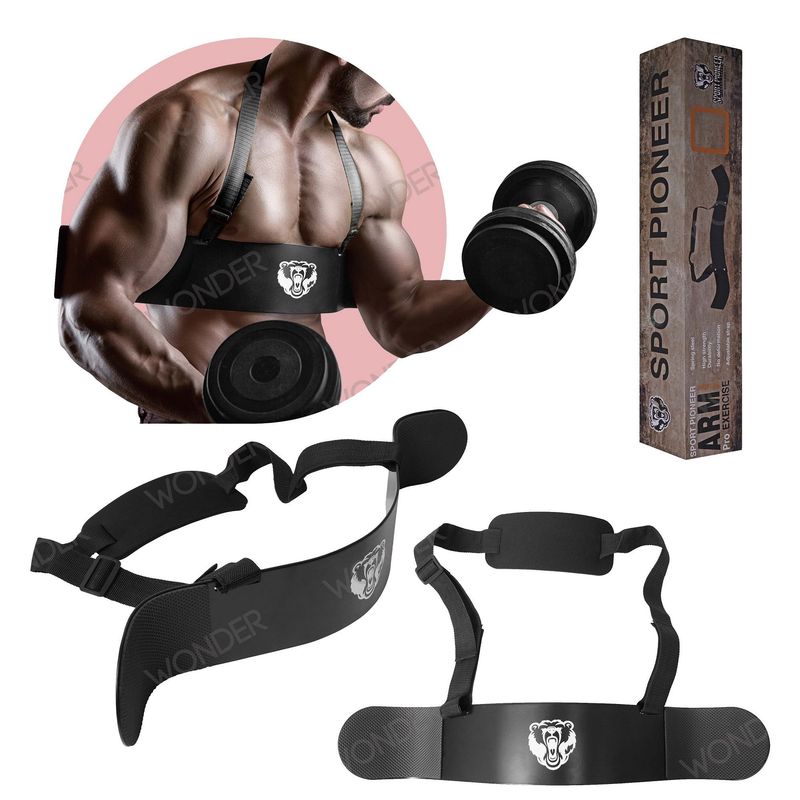 SPORT FITNESS - ARM BLASTER SOPORTE BASE PARA BICEPS MANCUERNAS BARRAS