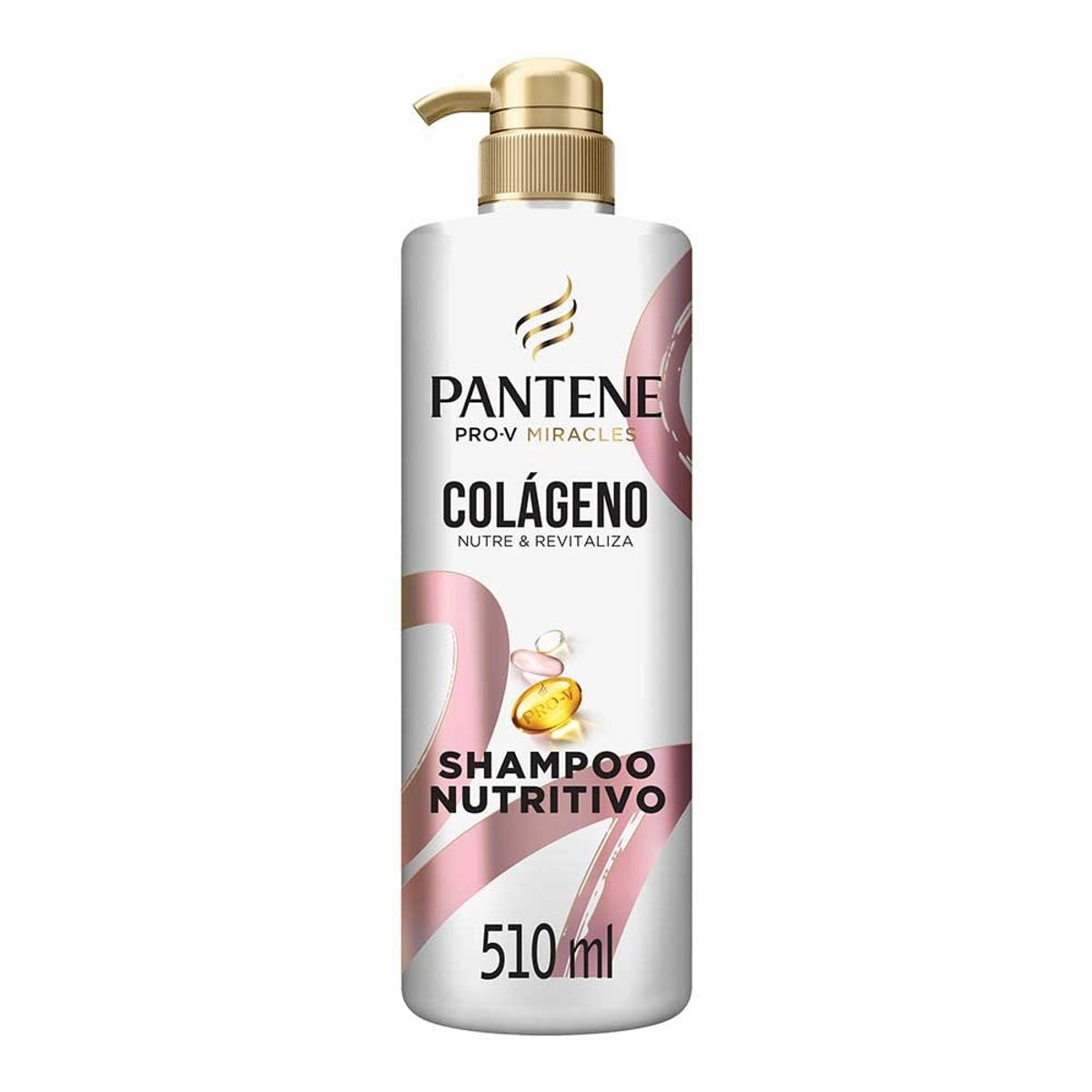 PANTENE - Shampoo sin sal Pantene Colageno Nutre & Revitaliza X 510ml