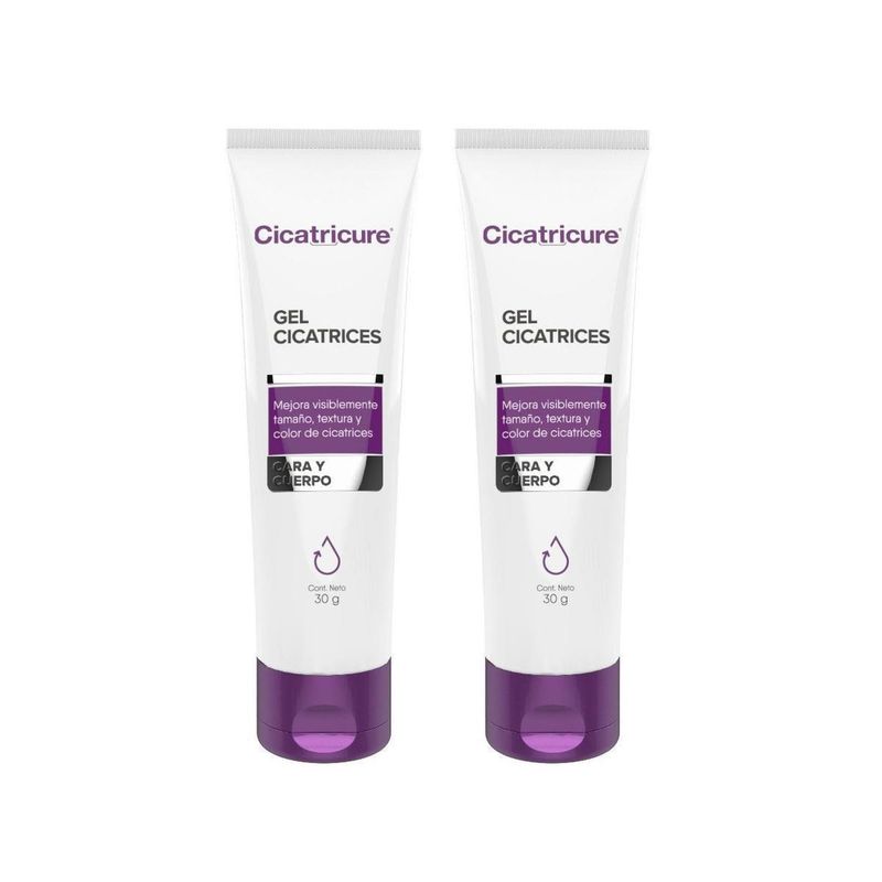 CICATRICURE - Cicatricure Gel Facial Corporal Cicatrices y Estrias 30 G x 2 Unidades