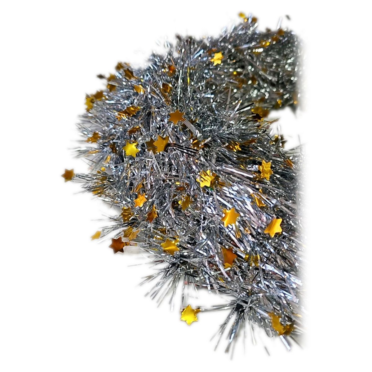 GENERICO - Corona Adviento Adorno 40cm Navidad Decorar Puerta Pared Plateado