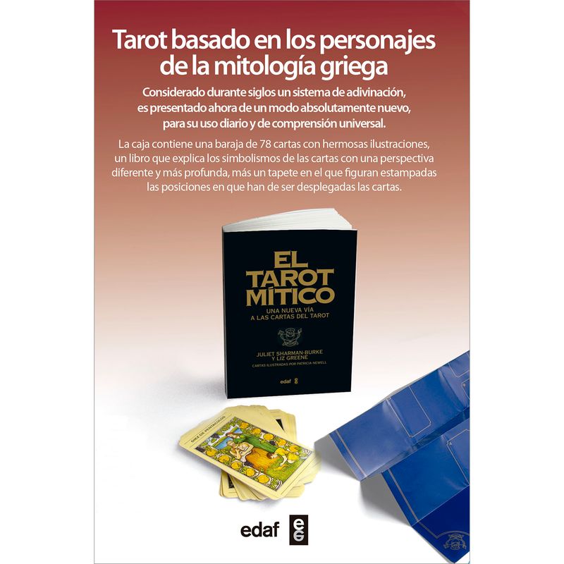 EDAF - El Tarot Mítico. Una Nueva Vía A Las Cartas Del Tarot. Kit